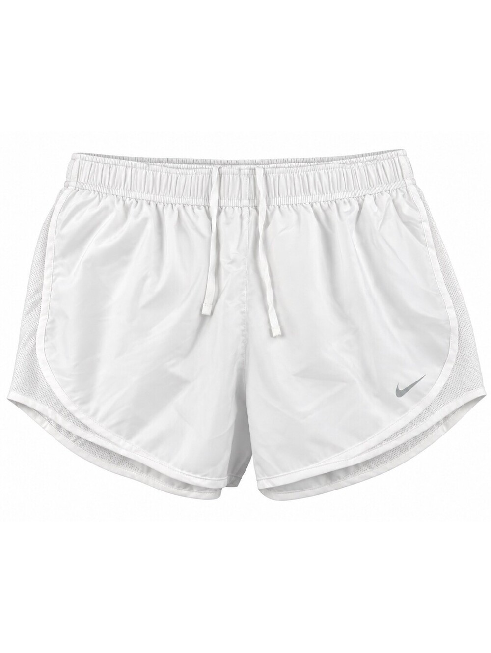 Nike Dri-FIT Women’s Large White Running Shorts Drawstring Athletic NWT